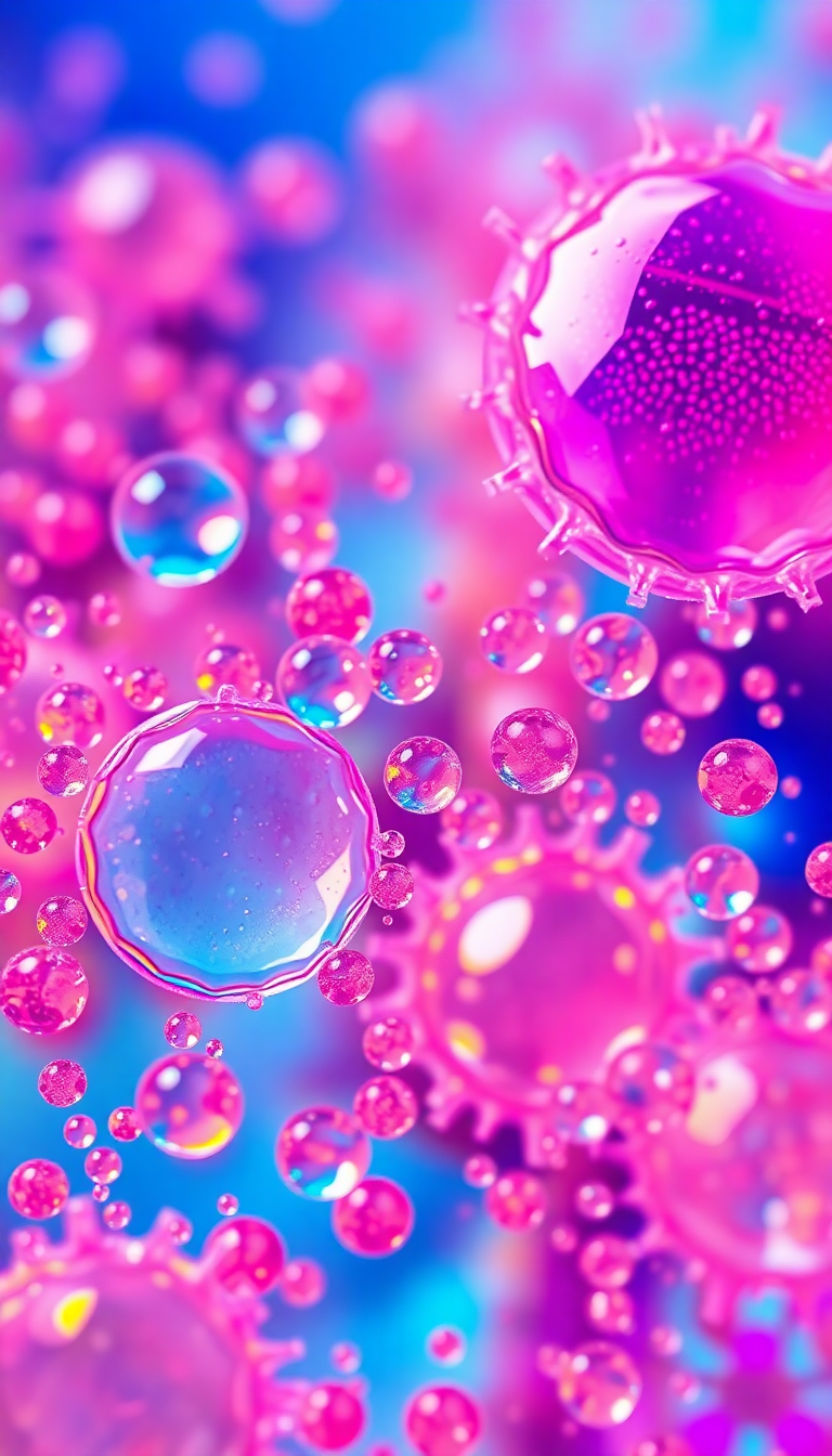 Oil And Water Macro Abstract Aesthetic Wallpaper