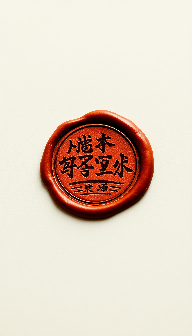 Metallic Letter Wax Seal Vintage Aesthetic Wallpaper