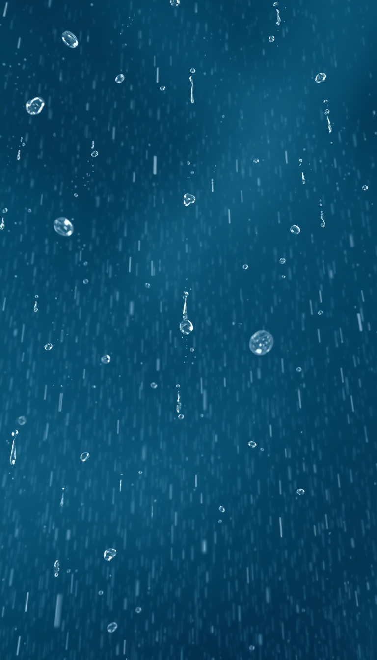 Hailstorm Dramatic Ice Falling Dark Photorealistic Wallpaper