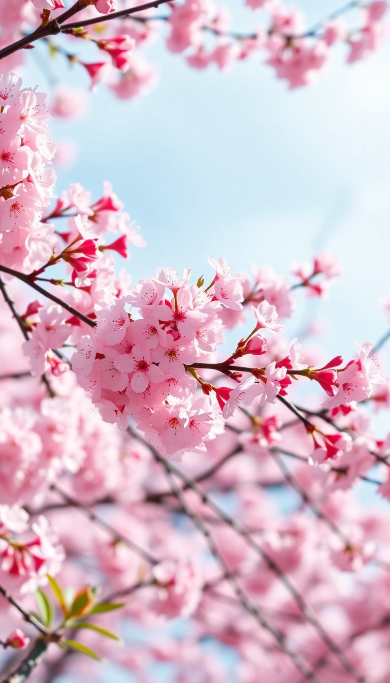 Baroque Spring Cherry Blossoms Japan Peak Wallpaper