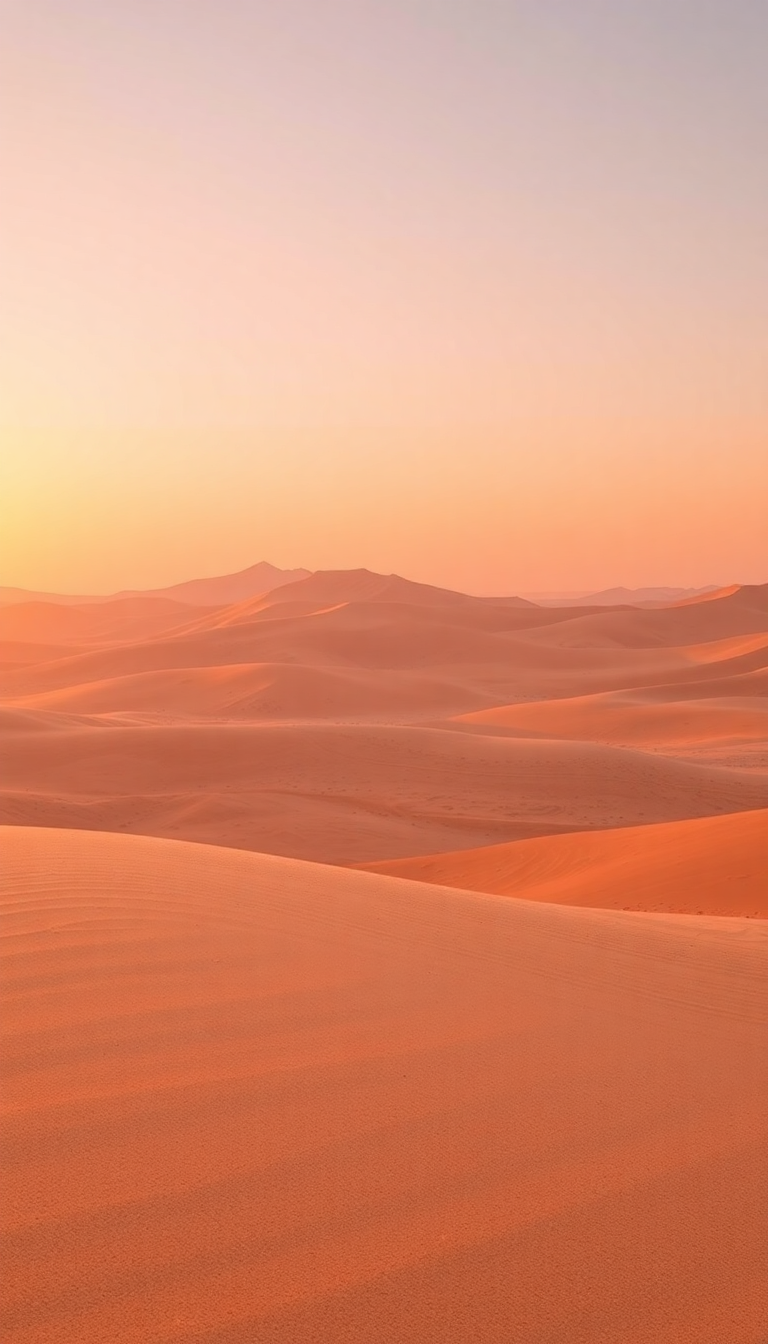 Heat Shimmer Desert Mirage Hot Photorealistic Wallpaper