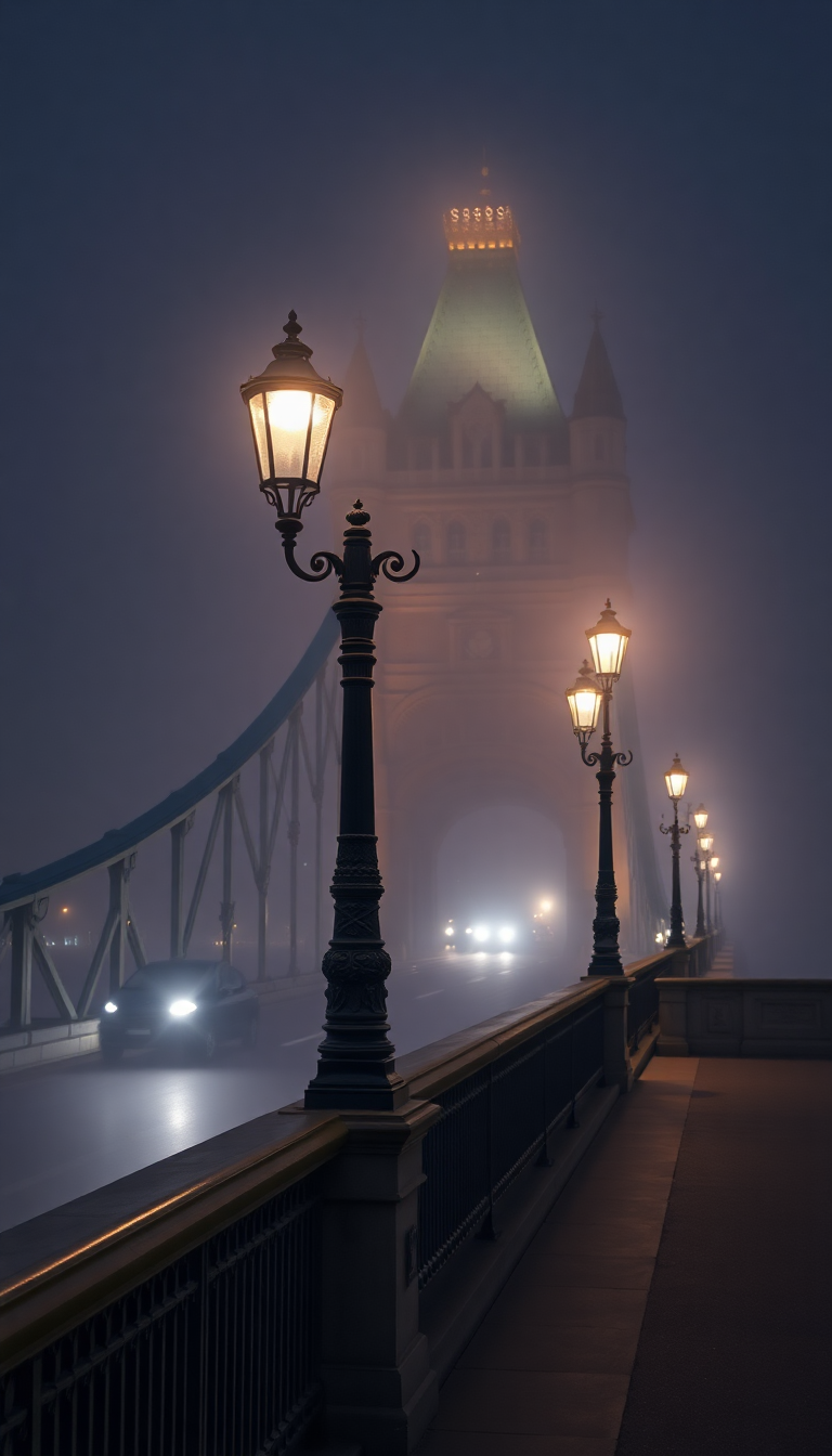 Foggy London Bridge Ancient HD Wallpaper
