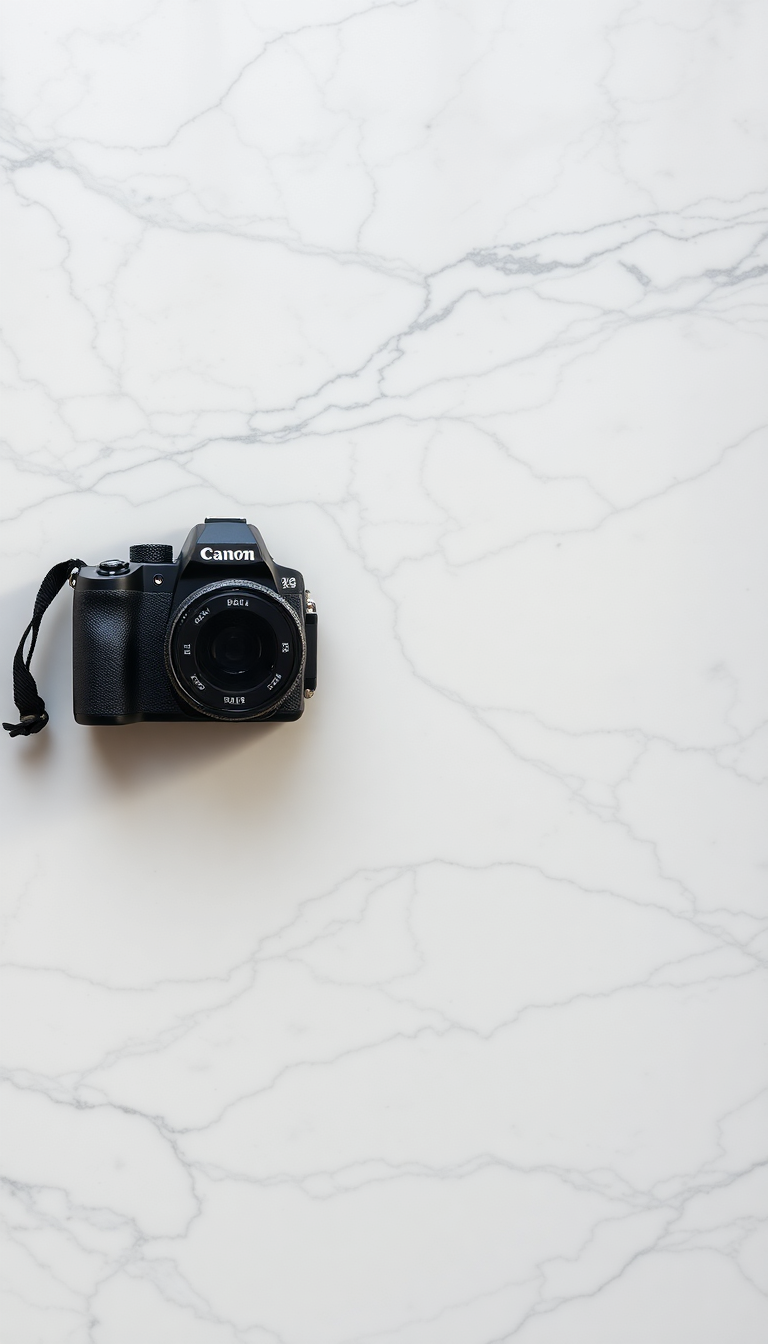Camera Marble Flatlay Aesthetic Aesthetic New Wallpaper