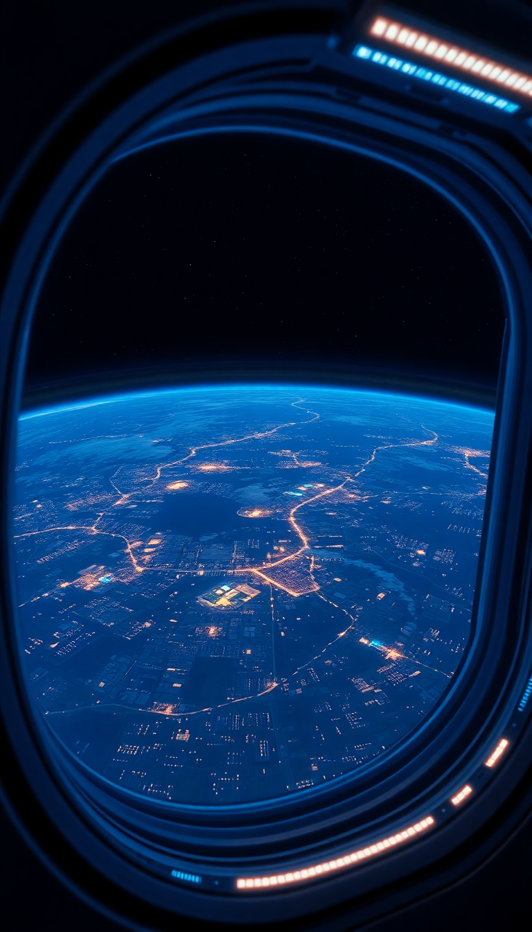 Ultimate Of View Window Station Photorealistic Wallpaper