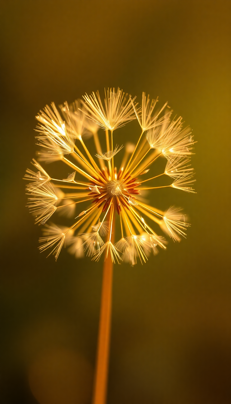 Dandelion Seeds Floating Mystic HD Wallpaper