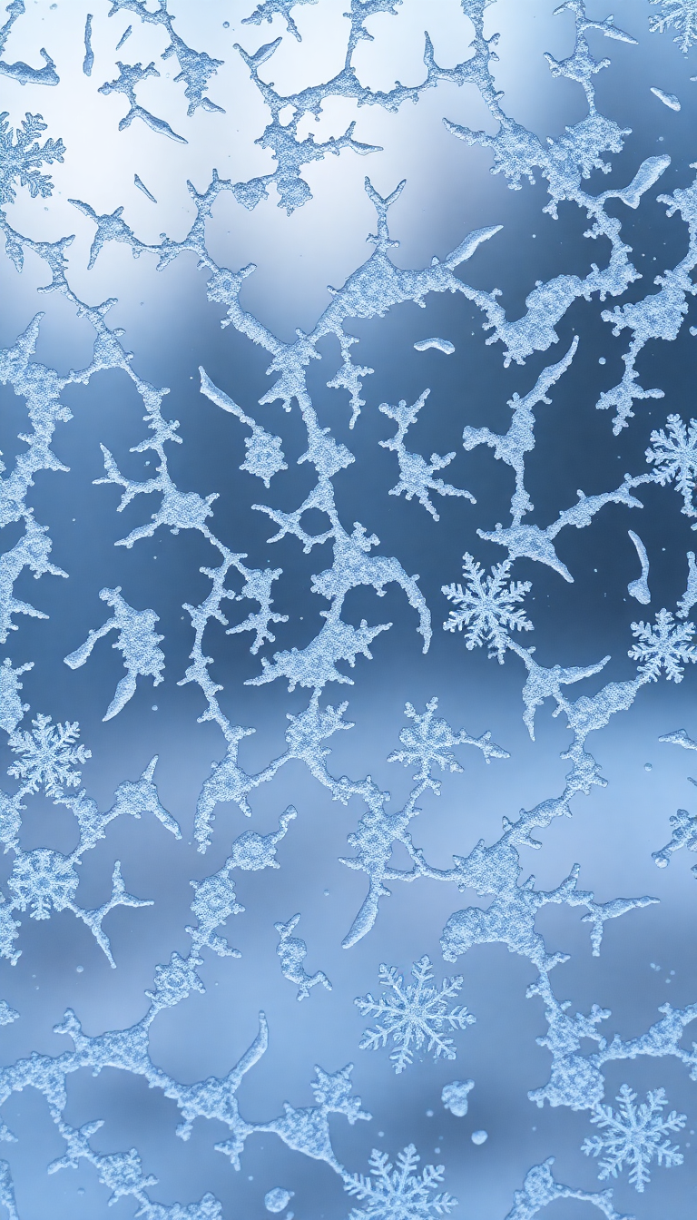 Frost Patterns On Coastal HD Wallpaper