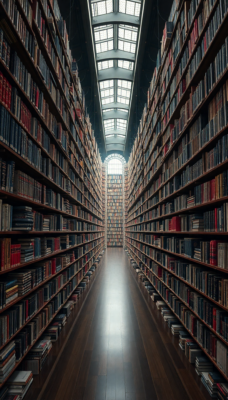 Captivating Books Architecture Impossible Library Digital art Wallpaper