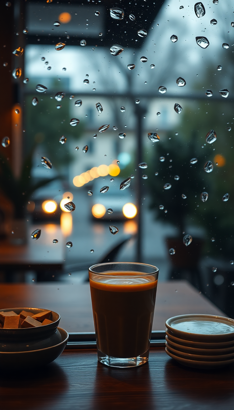 Deep Epic Coffee Shop Window Wallpaper