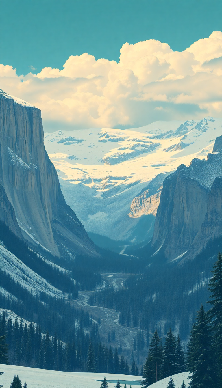 Grand Vintage Travel Poster Style Digital art Wallpaper