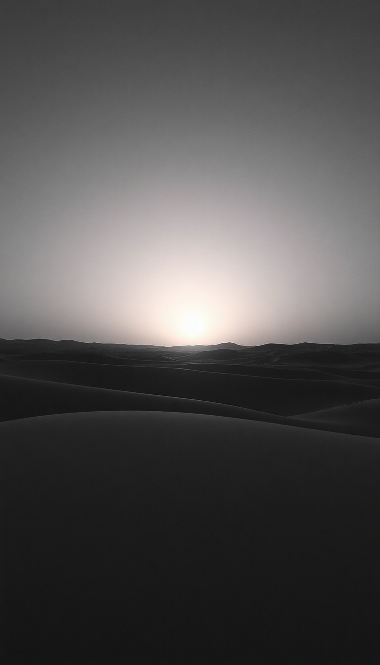 Splendid Heat Shimmer Desert Mirage Photorealistic Wallpaper