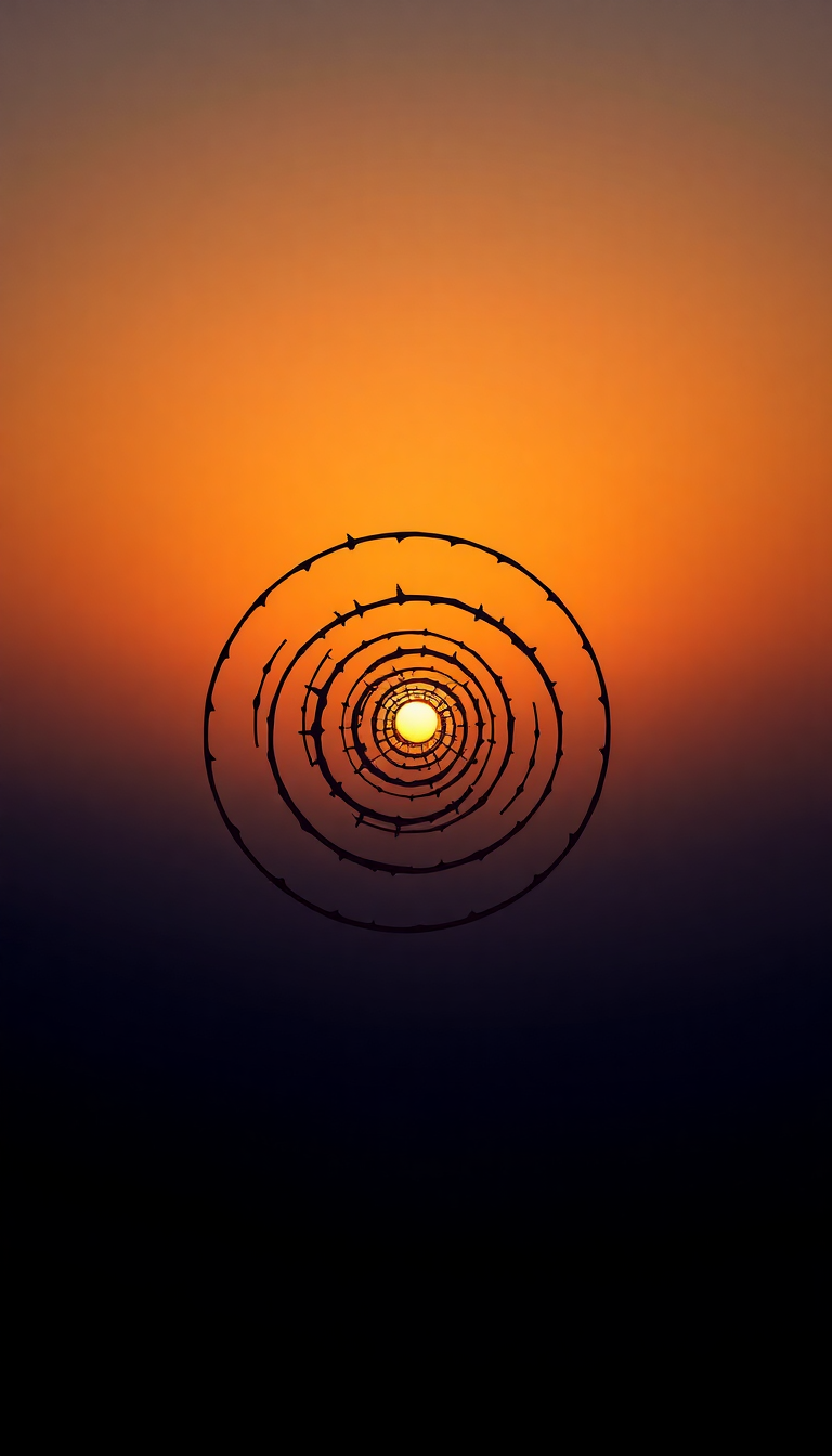 Captivating Fibonacci Spiral Golden Ratio Minimalist Wallpaper