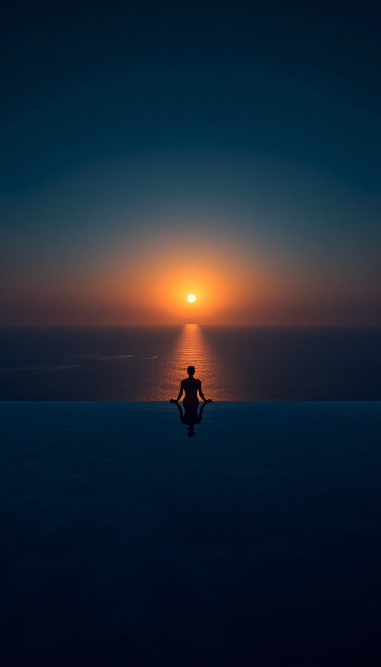 Wild Infinity Pool Edge Overlooking Photorealistic Wallpaper