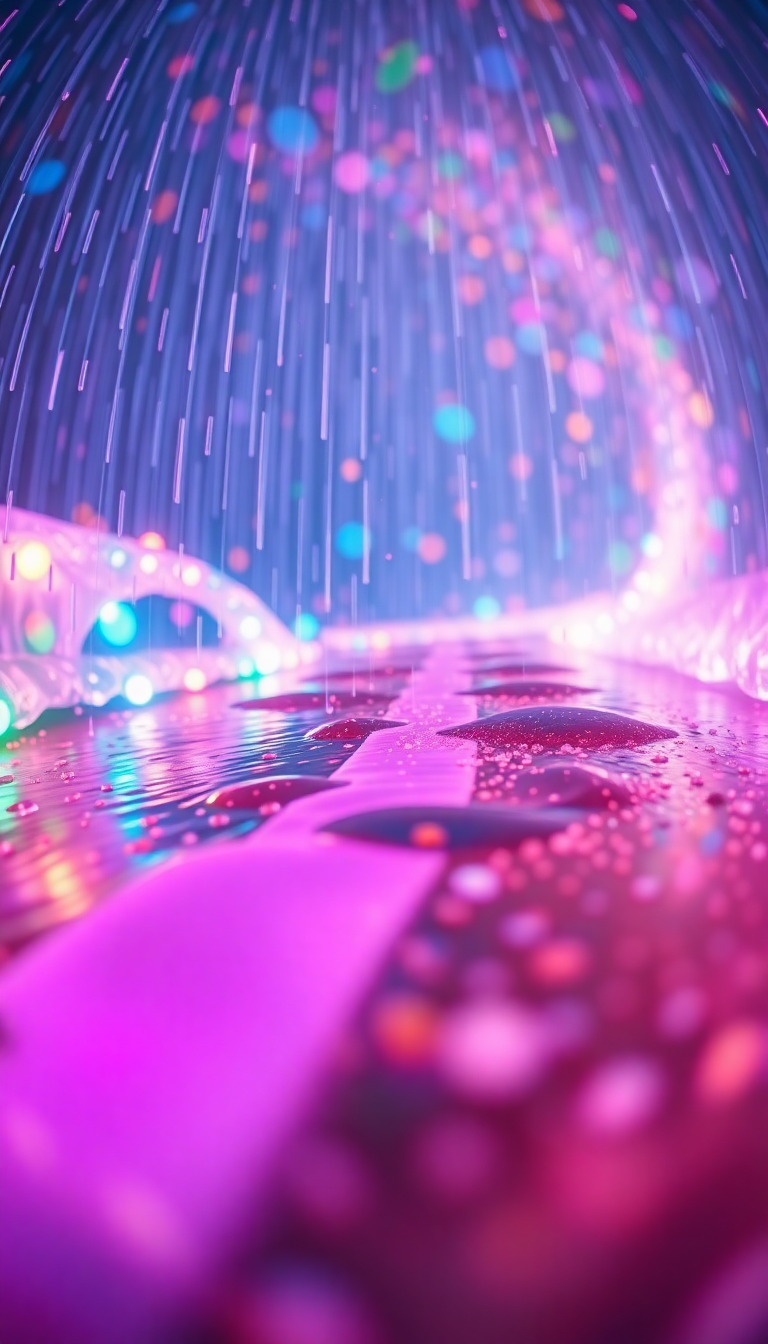 Generative Art Flowing Particles Stream Minimalist Wallpaper