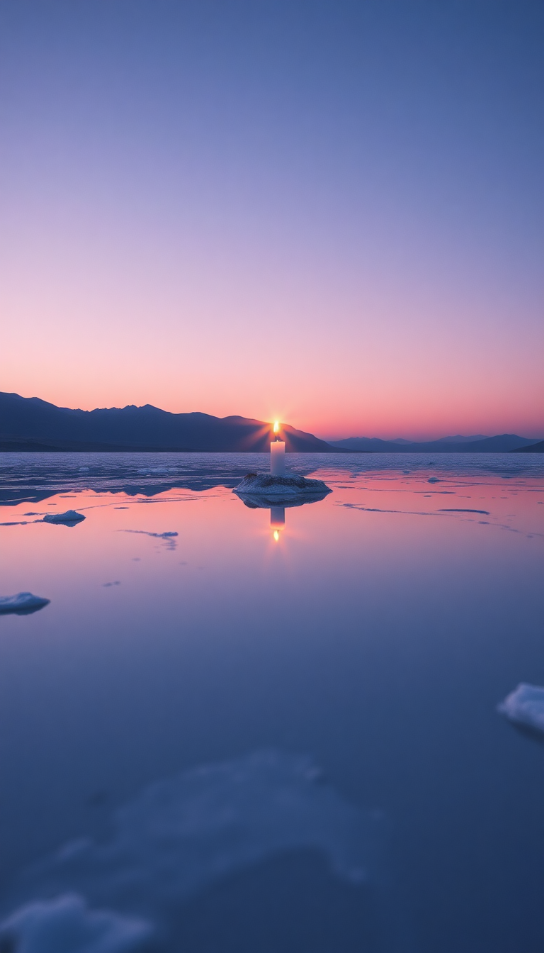 Enchanting Salt Flats Mirror Reflection Photorealistic Wallpaper