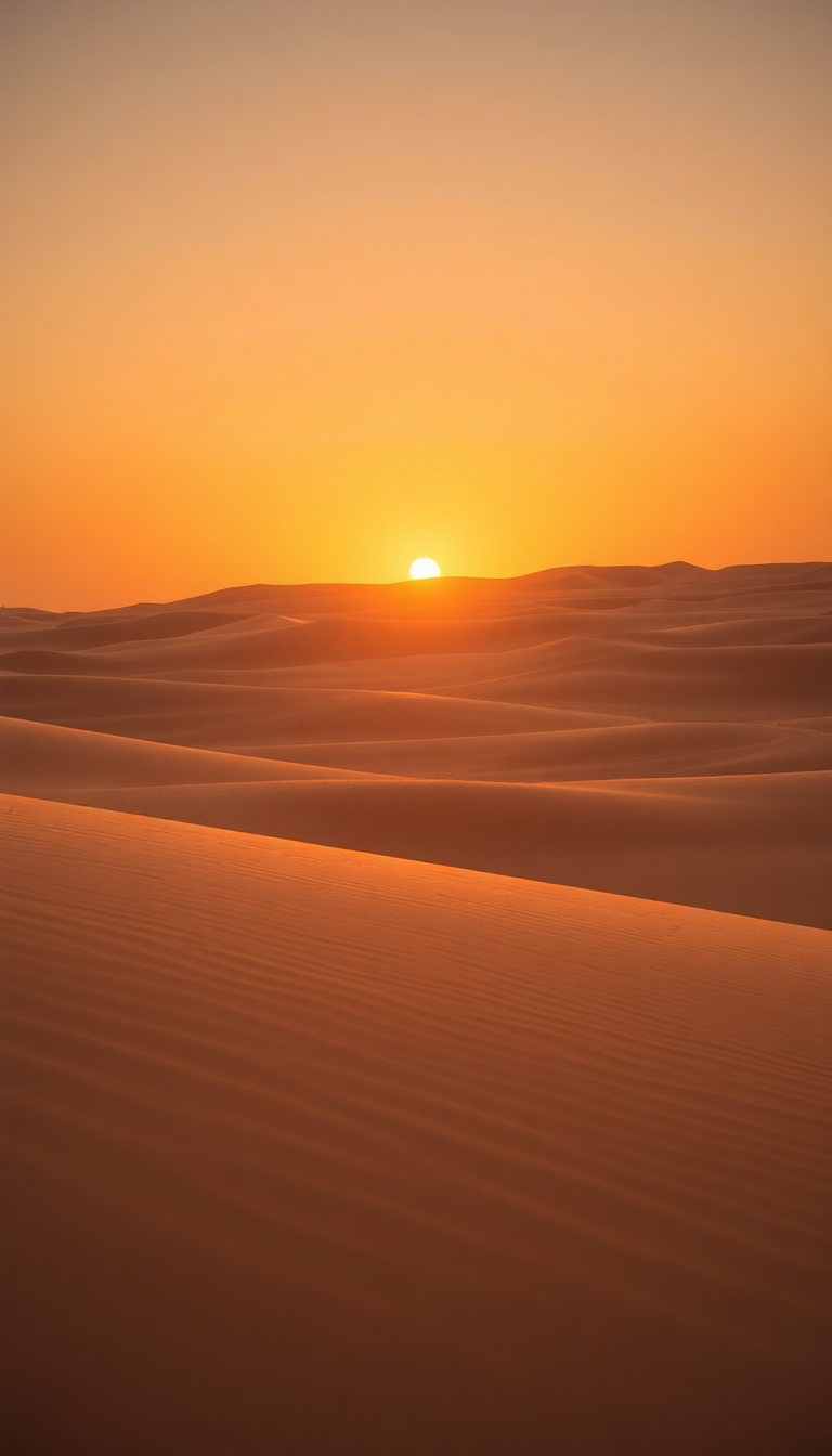 Heat Shimmer Desert Mirage Hot Aesthetic Wallpaper