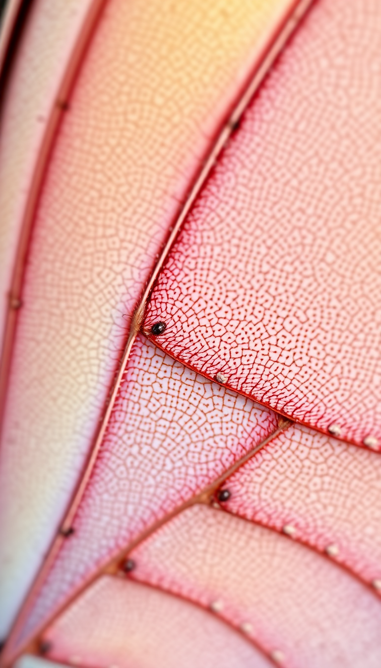Butterfly Wing Macro Scales Colorful Abstract Wallpaper