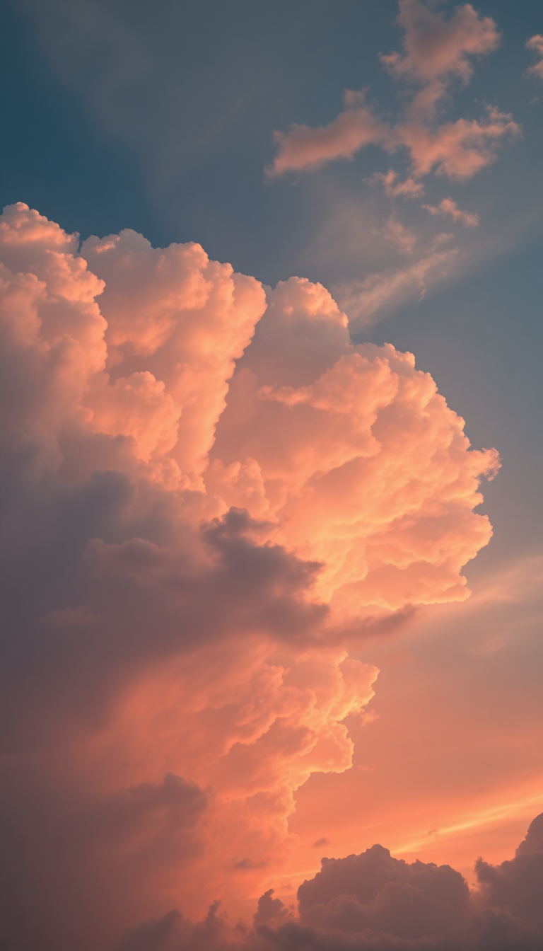 Mammatus Clouds Dramatic Bubble Sky Aesthetic Wallpaper