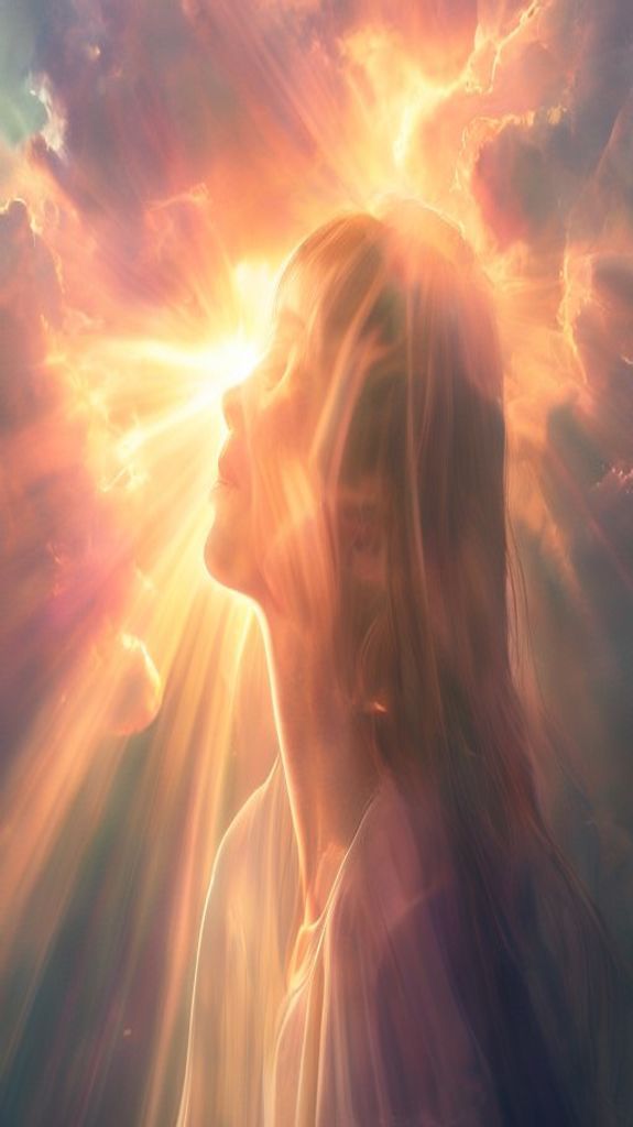 Vivid Sun Rays Through Storm Photorealistic Wallpaper