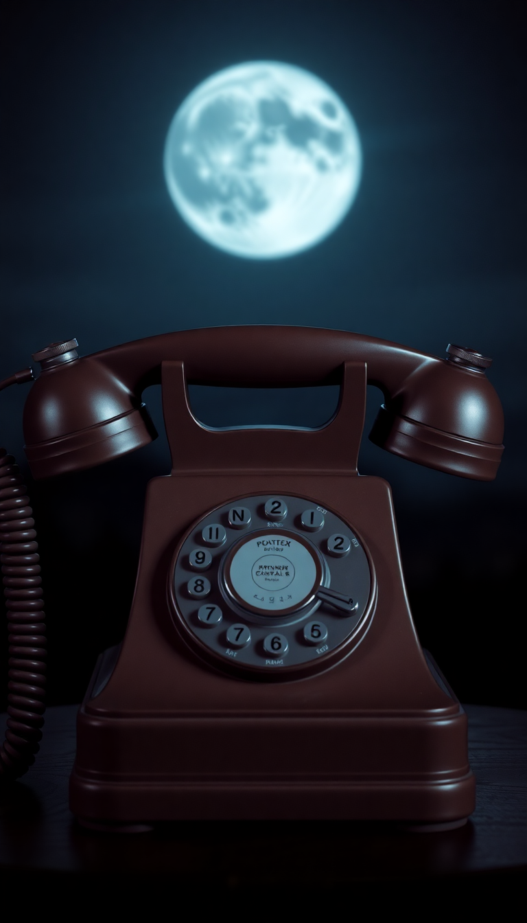Noble Vintage Telephone Rotary Dial Photorealistic Wallpaper