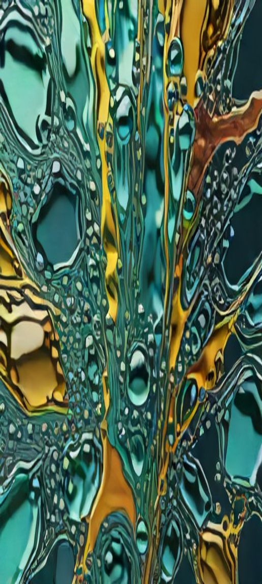 Fierce Oil And Water Macro Aesthetic Wallpaper