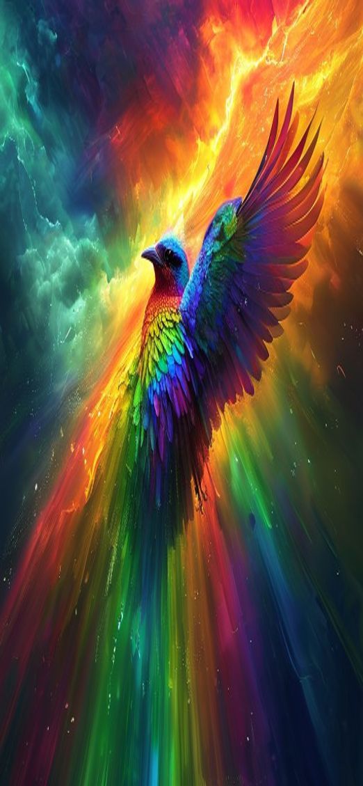 Alluring Rainbow After Storm Double Photorealistic Wallpaper