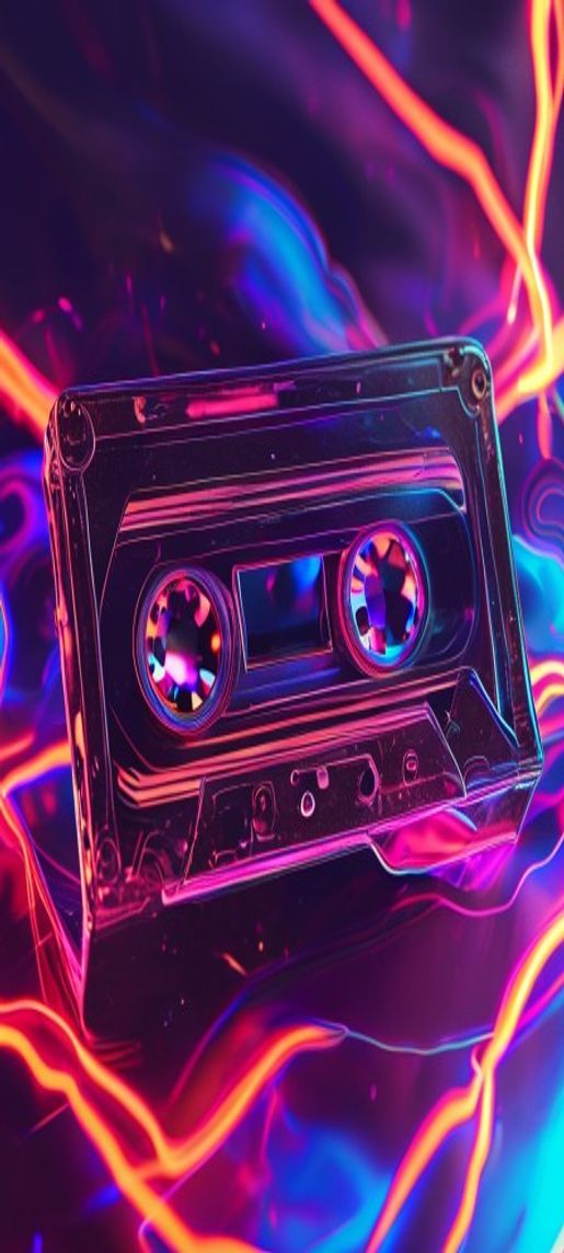 Breathtaking Cassette Tape Mixtape Retro Photorealistic Wallpaper