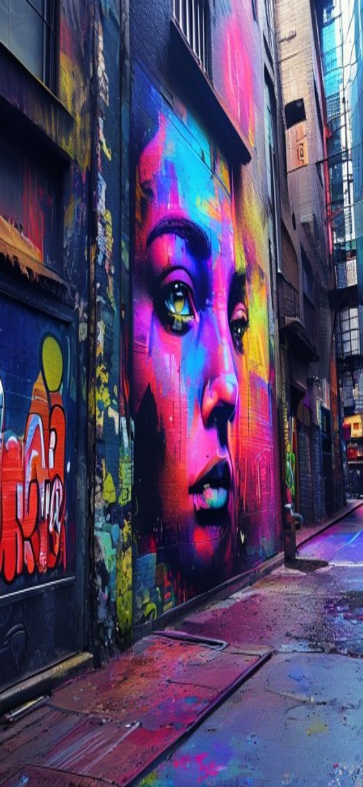 Street Ambient Nostalgic Decay Art Photorealistic Wallpaper