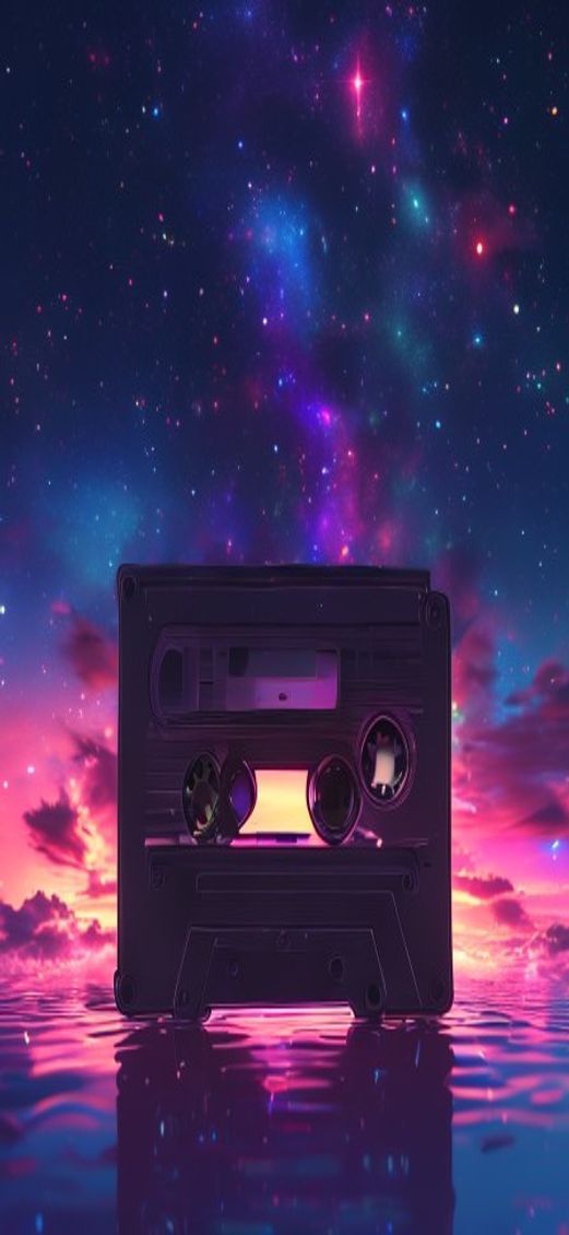 Stunning Cassette Tape Mixtape Retro Photorealistic Wallpaper