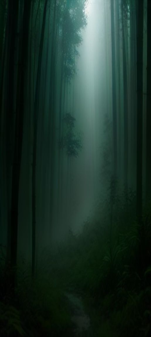 Pure Bamboo Forest Rain Anime Anime Wallpaper